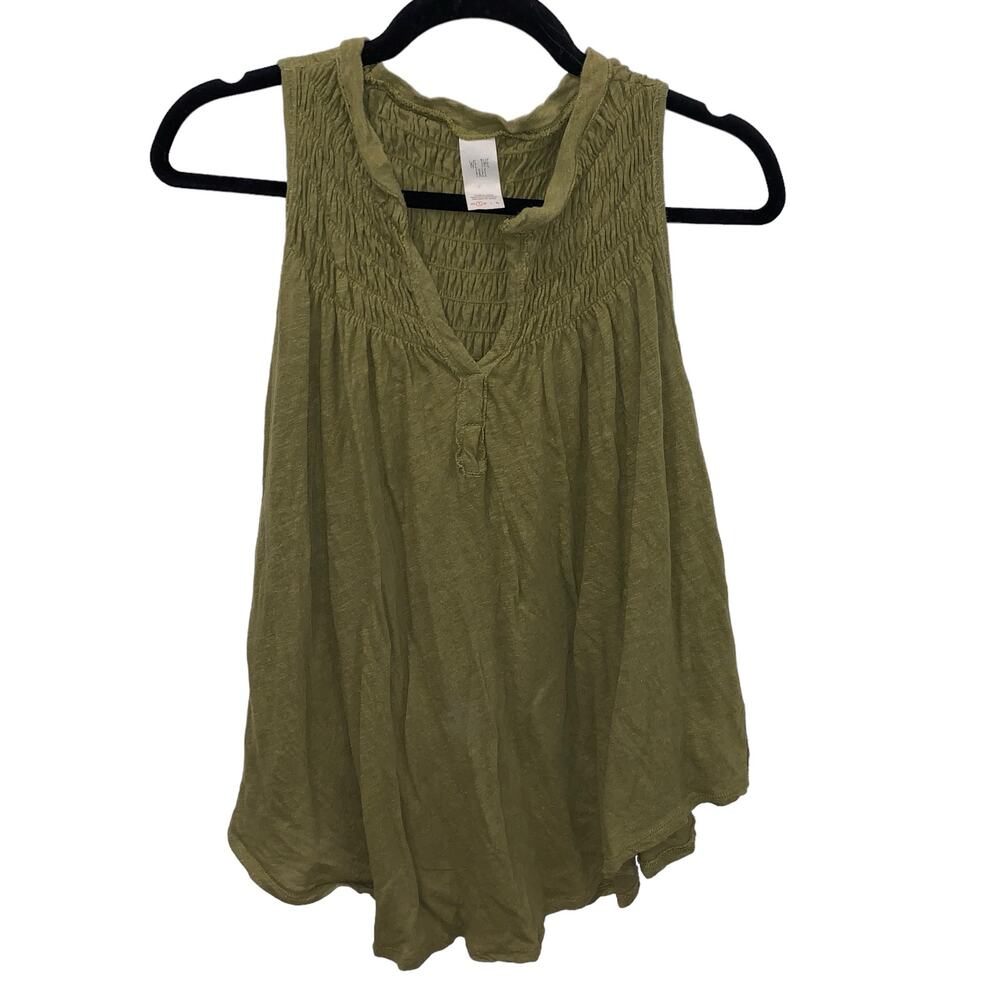 Free People We The Free Sleeveless V-neck Tank Size Small